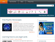 Tablet Screenshot of freepsychichelponline.com